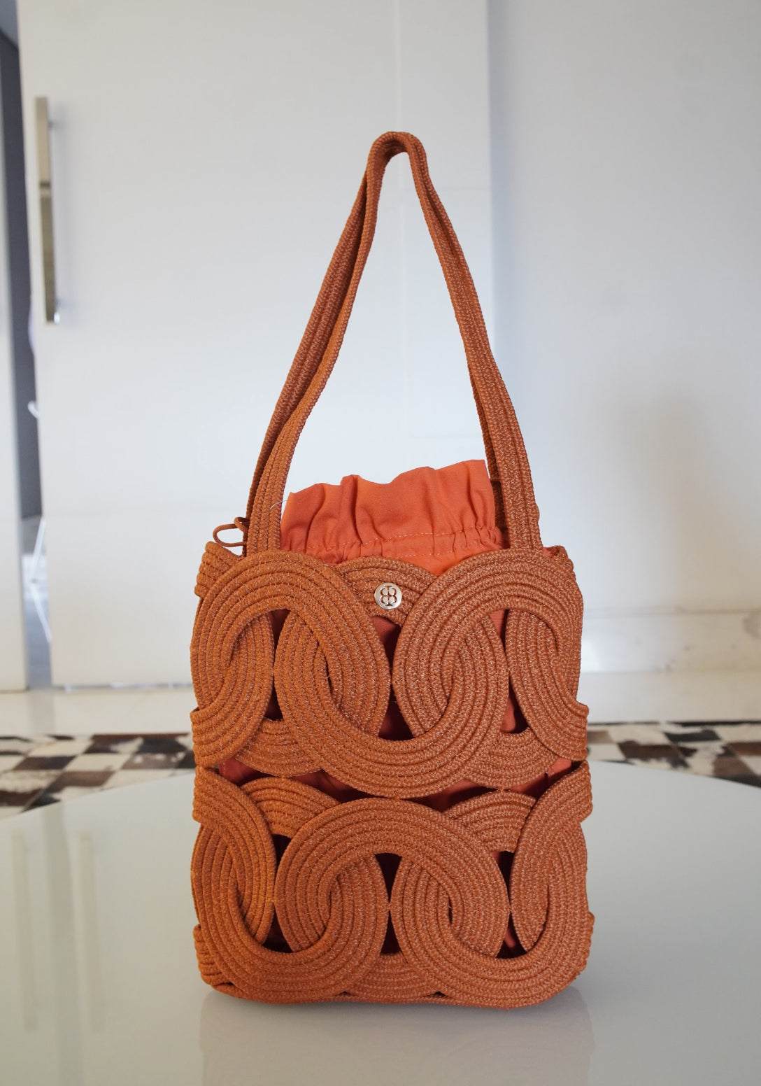 Bolsa Pêssego Small Tote