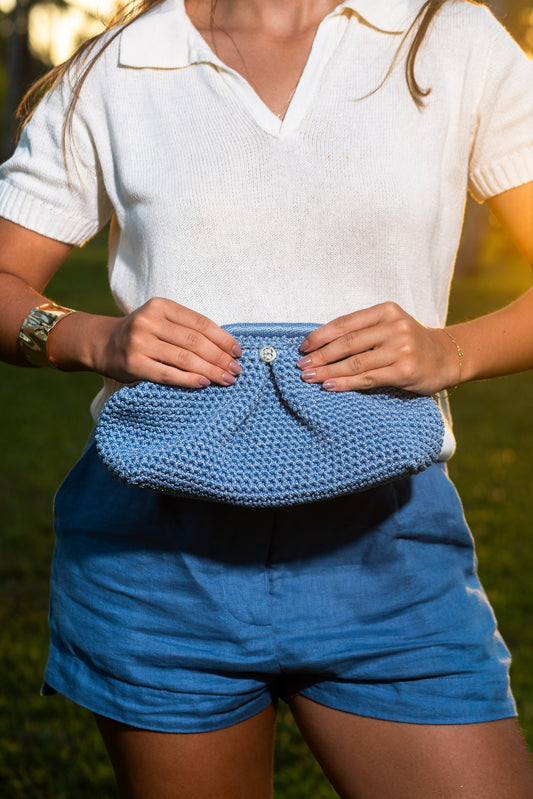 Clutch azul safira