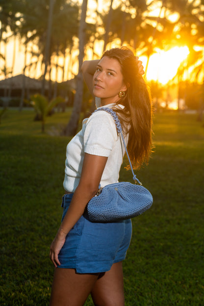 Clutch azul safira