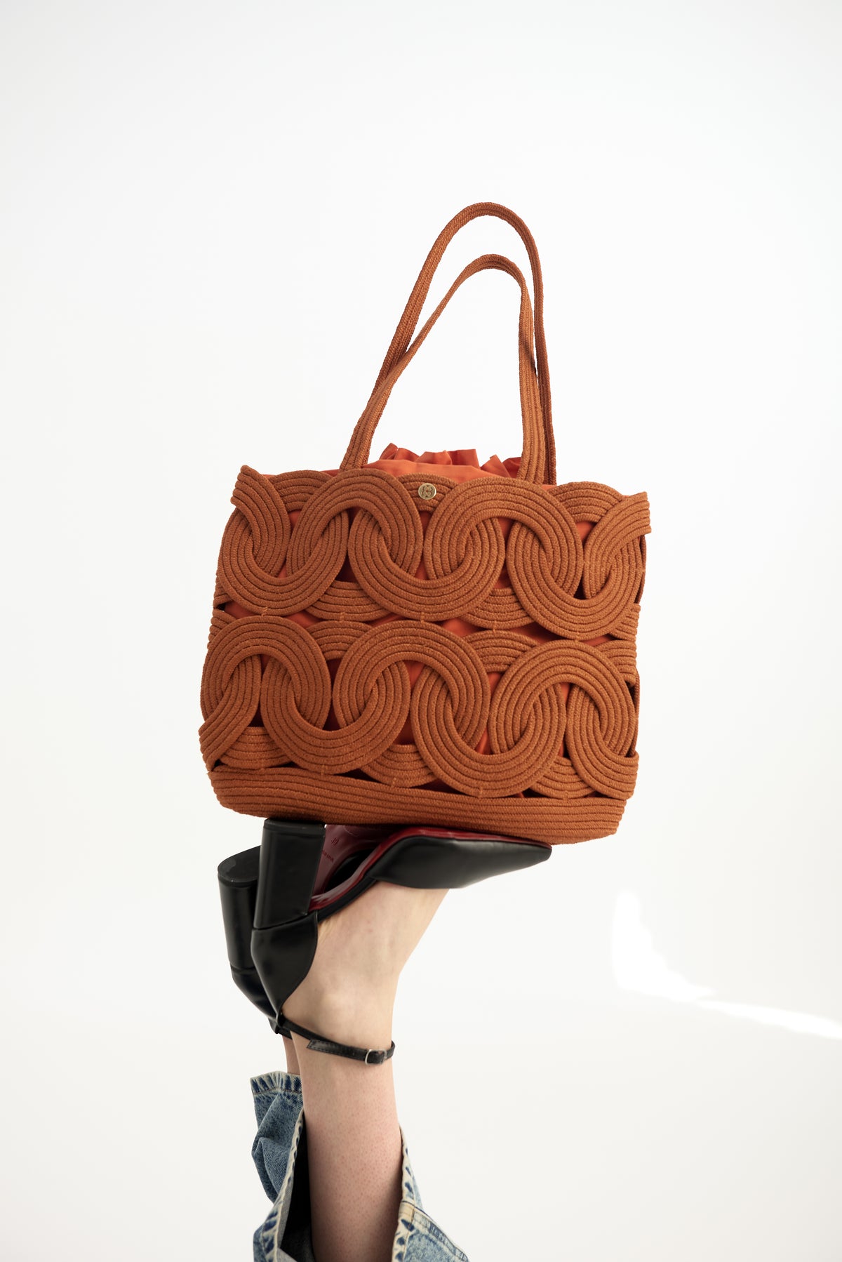 Bolsa Pêssego Tote