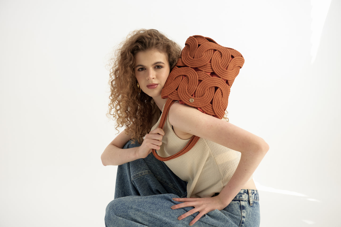 Bolsa Pêssego Small Tote