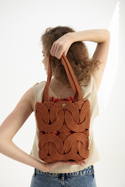 Bolsa Pêssego Small Tote
