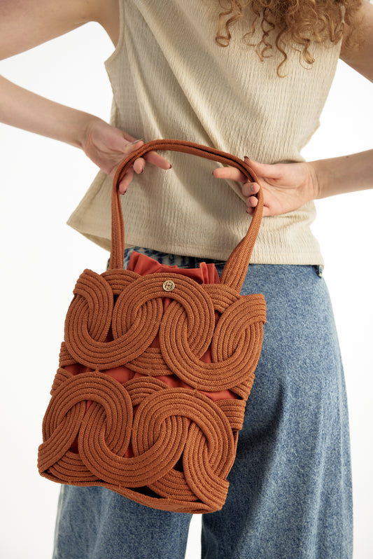 Bolsa Pêssego Small Tote