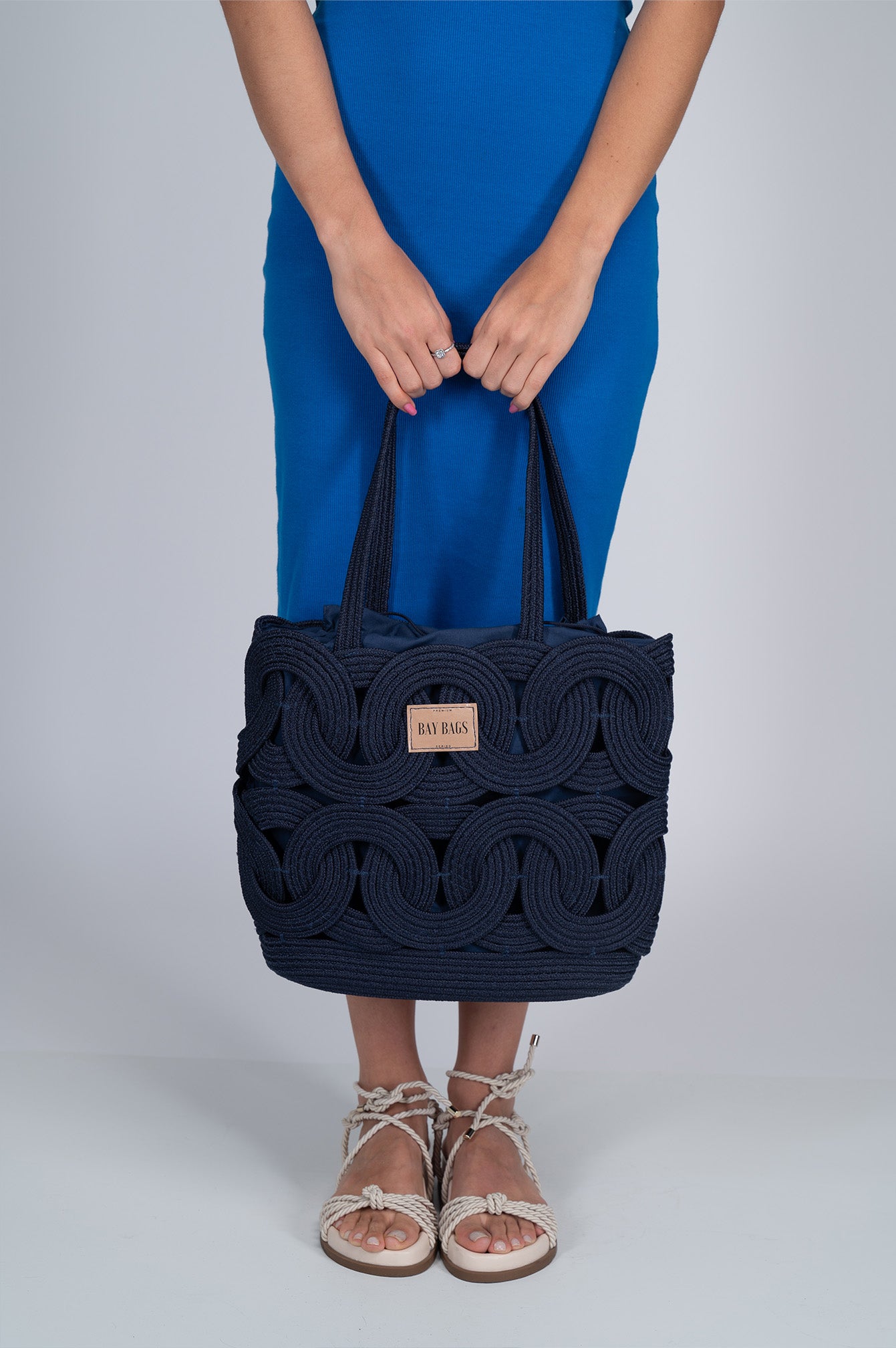 Bolsa Azul Oceano Tote