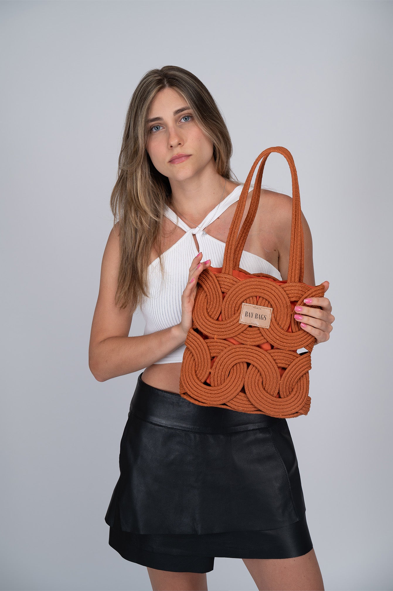 Bolsa Pêssego Small Tote