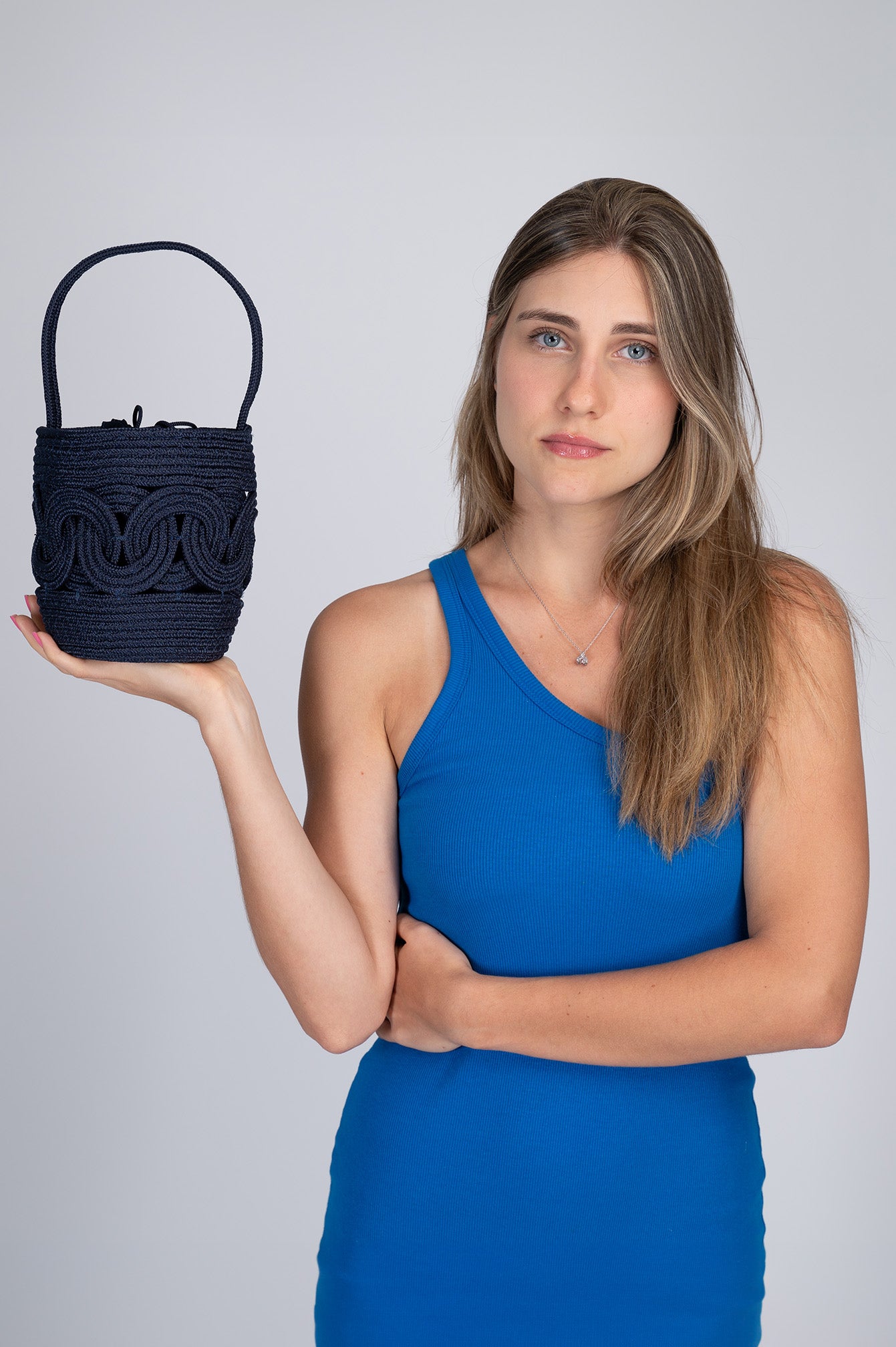 Bolsa Azul Oceano Bucket