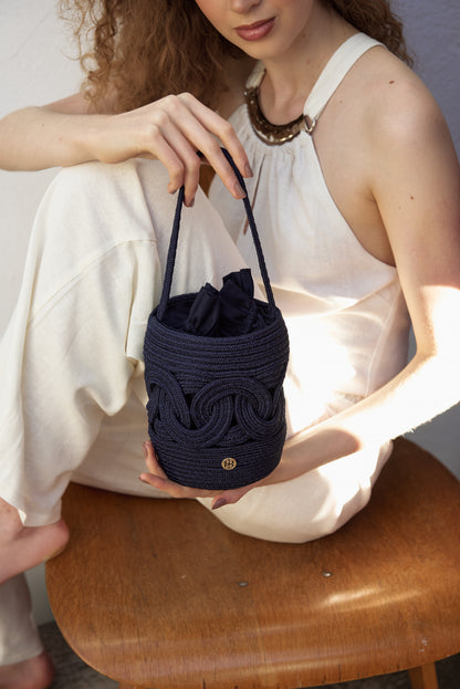 Bolsa Azul Oceano Bucket
