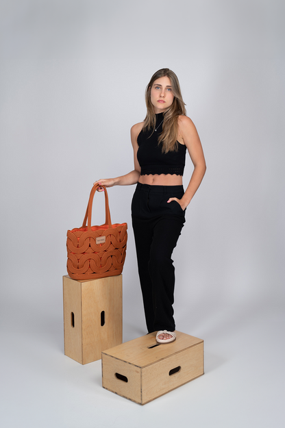 Bolsa Pêssego Tote